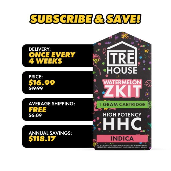 Watermelon Zkit HHC Cartridge 1g - Image 2