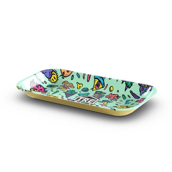 Metal Rolling Tray – Green - Image 7