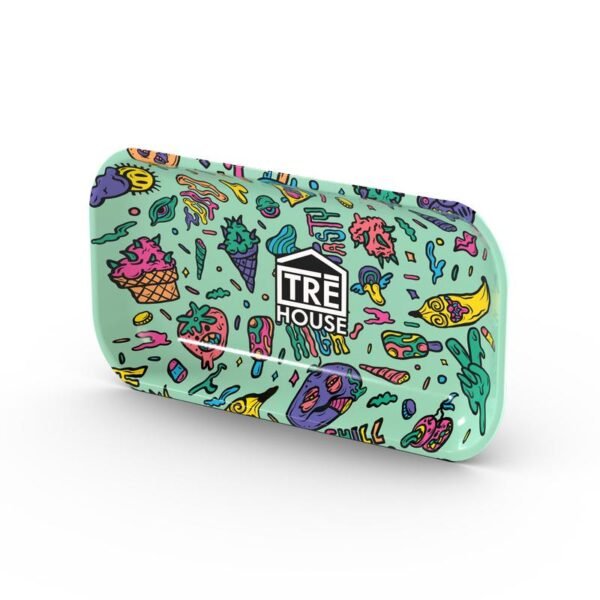 Metal Rolling Tray – Green - Image 6