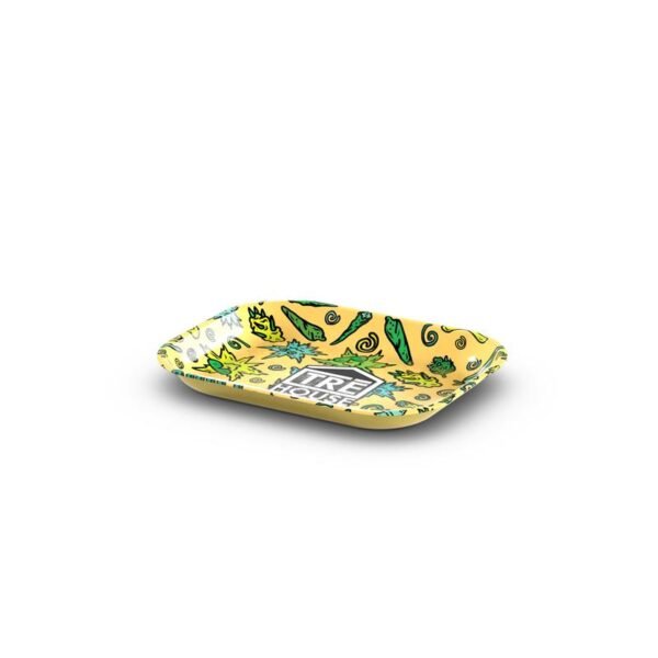 Metal Rolling Tray – Yellow - Image 3